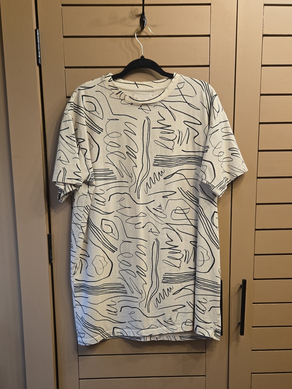 Damson Madder Abstract Short Sleeve T Shirt Size Medium